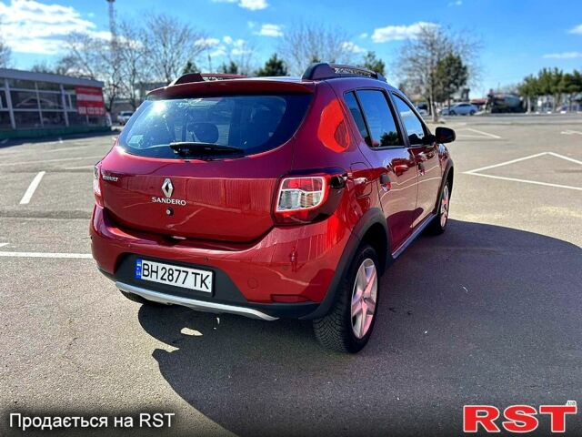 Червоний Рено Сандеро, об'ємом двигуна 1.6 л та пробігом 62 тис. км за 7950 $, фото 4 на Automoto.ua