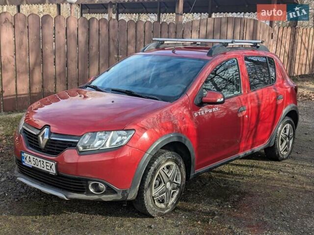 Красный Рено Сандеро, объемом двигателя 1.46 л и пробегом 162 тыс. км за 8900 $, фото 1 на Automoto.ua