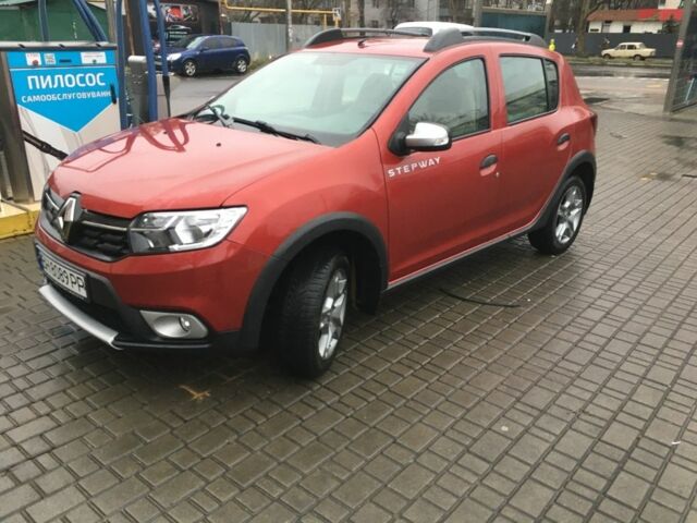 Червоний Рено Сандеро, об'ємом двигуна 1.5 л та пробігом 84 тис. км за 12500 $, фото 1 на Automoto.ua