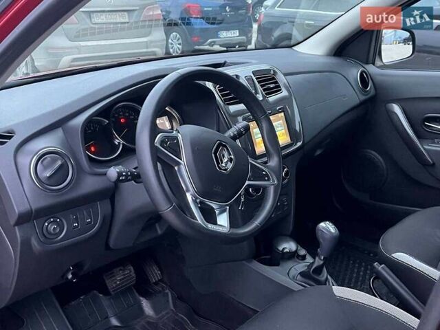 Красный Рено Сандеро, объемом двигателя 0.9 л и пробегом 47 тыс. км за 9790 $, фото 14 на Automoto.ua