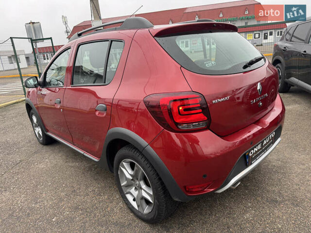Червоний Рено Сандеро, об'ємом двигуна 0.9 л та пробігом 75 тис. км за 8890 $, фото 7 на Automoto.ua