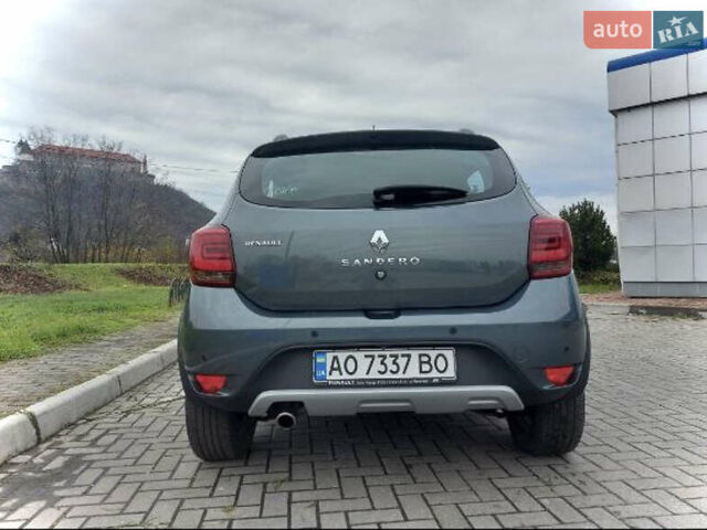 Сірий Рено Сандеро, об'ємом двигуна 0.9 л та пробігом 55 тис. км за 8950 $, фото 2 на Automoto.ua