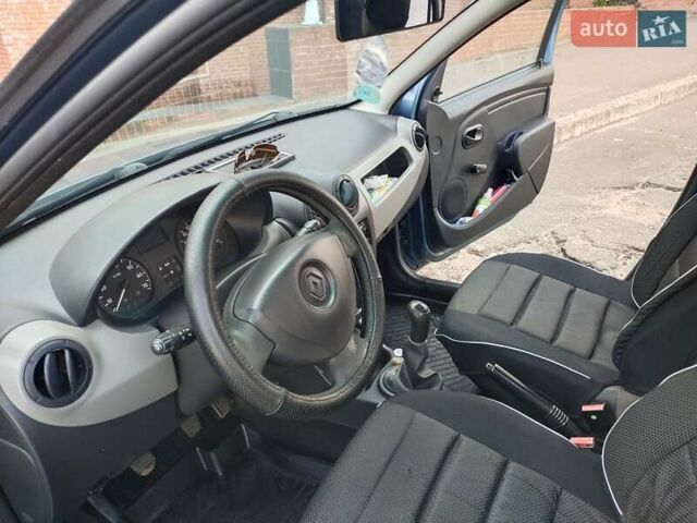 Синий Рено Сандеро, объемом двигателя 1.39 л и пробегом 261 тыс. км за 5200 $, фото 14 на Automoto.ua