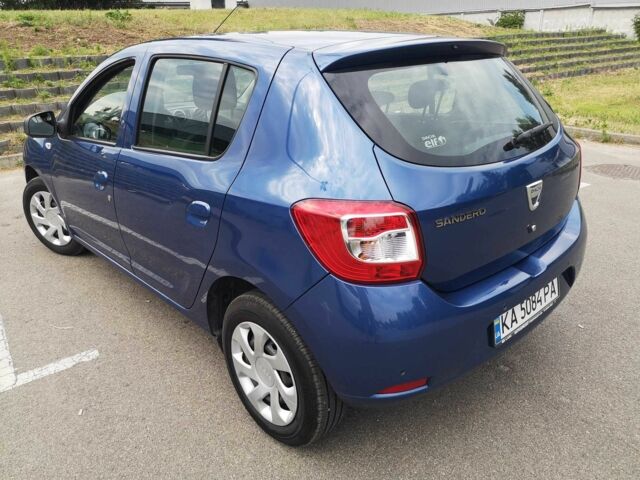 Синий Рено Сандеро, объемом двигателя 1.1 л и пробегом 68 тыс. км за 7000 $, фото 1 на Automoto.ua
