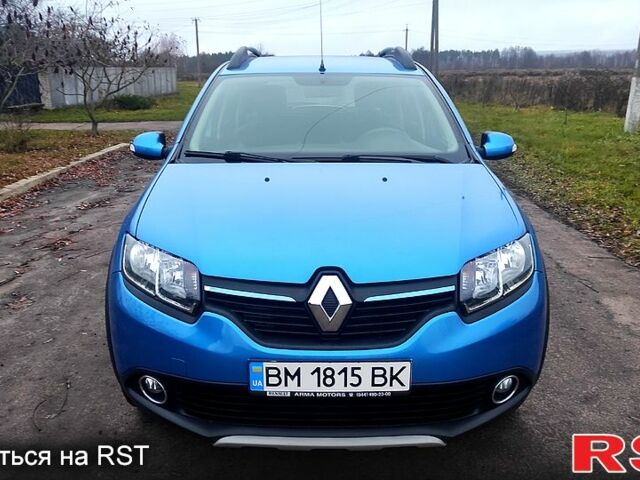 Синий Рено Сандеро, объемом двигателя 1.6 л и пробегом 115 тыс. км за 8300 $, фото 6 на Automoto.ua