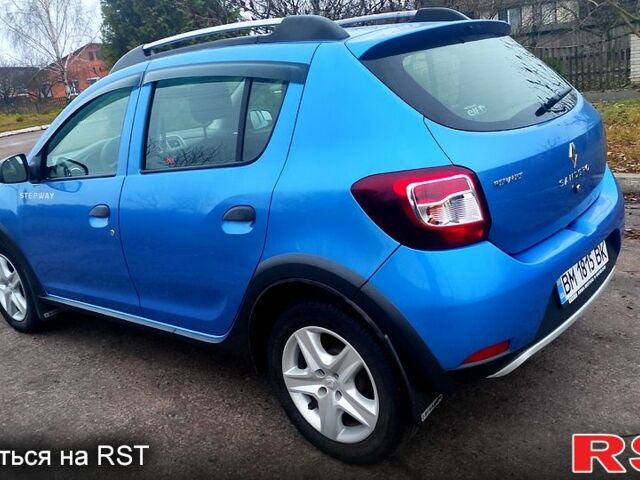 Синий Рено Сандеро, объемом двигателя 1.6 л и пробегом 115 тыс. км за 8300 $, фото 3 на Automoto.ua