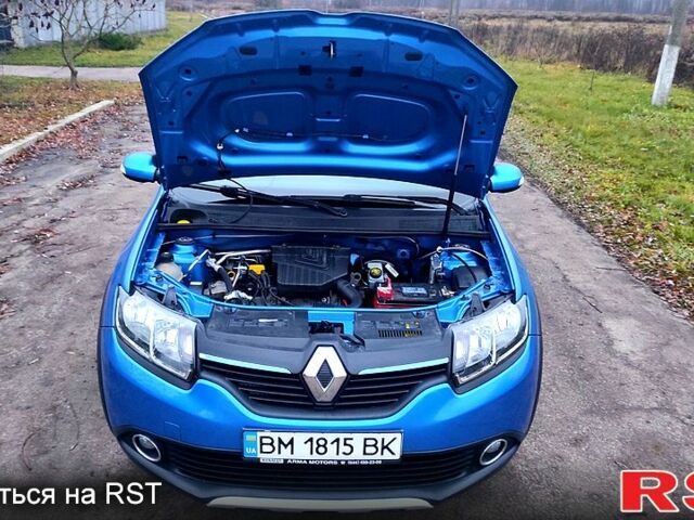 Синий Рено Сандеро, объемом двигателя 1.6 л и пробегом 115 тыс. км за 8300 $, фото 13 на Automoto.ua