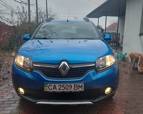 Синий Рено Сандеро, объемом двигателя 1.46 л и пробегом 117 тыс. км за 8600 $, фото 1 на Automoto.ua