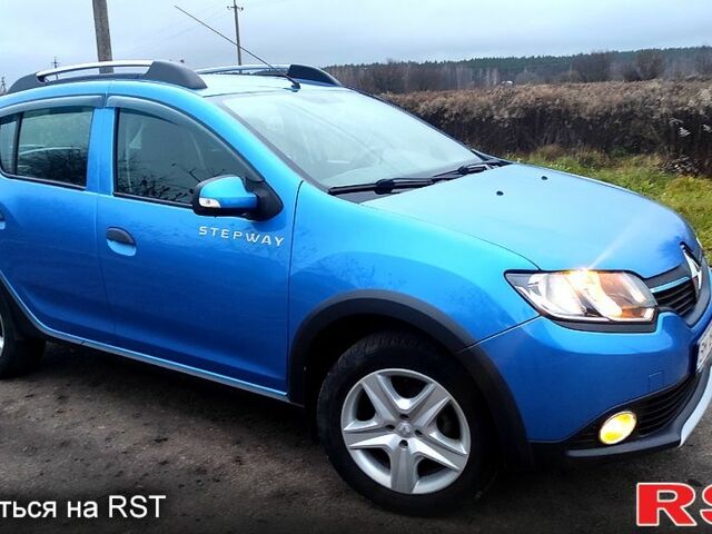 Синий Рено Сандеро, объемом двигателя 1.6 л и пробегом 115 тыс. км за 8300 $, фото 1 на Automoto.ua