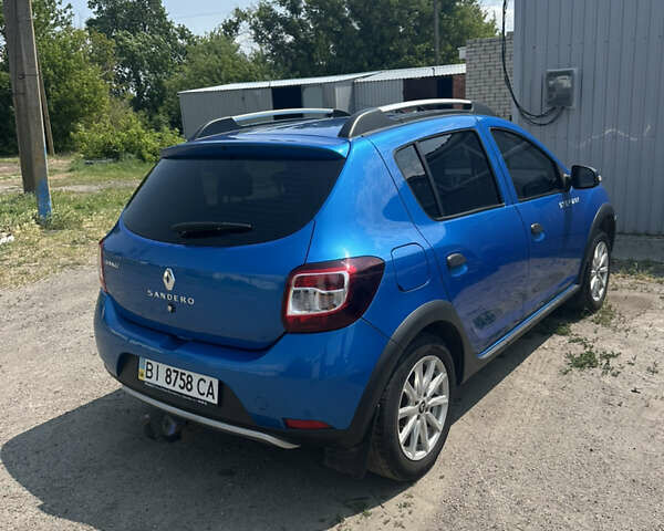 Синій Рено Сандеро, об'ємом двигуна 1.46 л та пробігом 121 тис. км за 8300 $, фото 1 на Automoto.ua