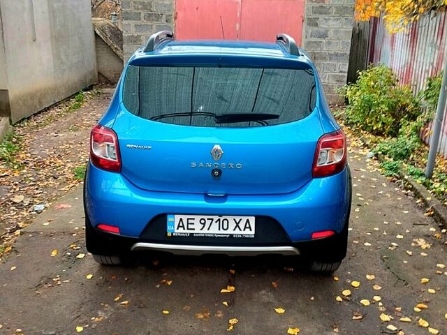 Синий Рено Сандеро, объемом двигателя 1.5 л и пробегом 107 тыс. км за 7900 $, фото 7 на Automoto.ua