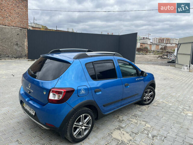 Синій Рено Сандеро, об'ємом двигуна 1.6 л та пробігом 126 тис. км за 7500 $, фото 8 на Automoto.ua