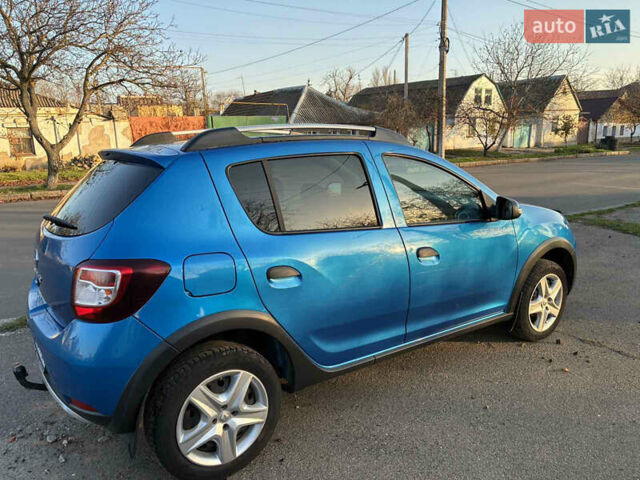 Синий Рено Сандеро, объемом двигателя 1.46 л и пробегом 169 тыс. км за 7400 $, фото 3 на Automoto.ua