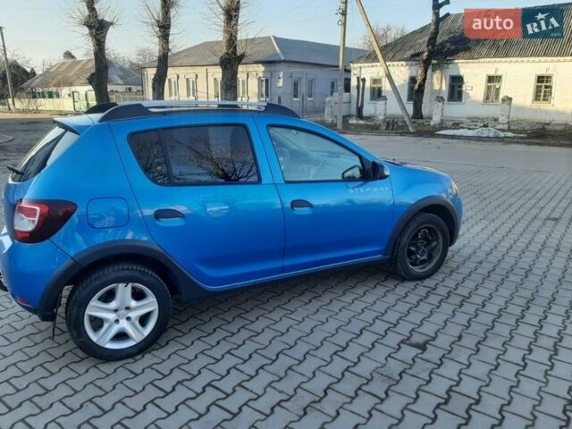 Синий Рено Сандеро, объемом двигателя 1.46 л и пробегом 147 тыс. км за 9000 $, фото 4 на Automoto.ua