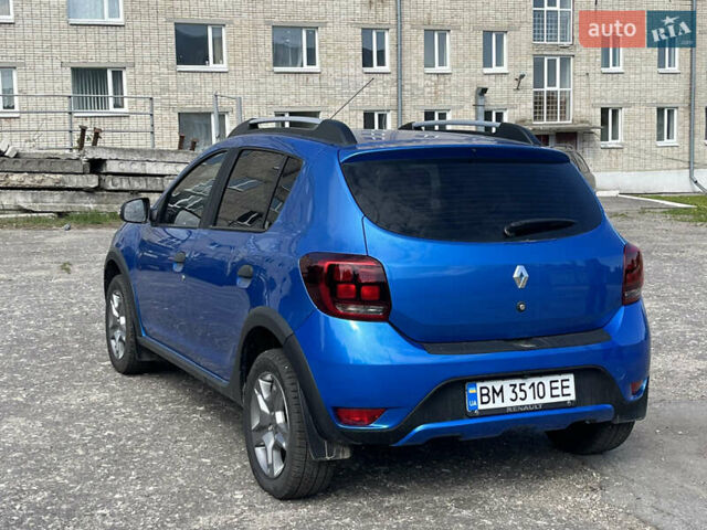Синий Рено Сандеро, объемом двигателя 1.6 л и пробегом 95 тыс. км за 9500 $, фото 3 на Automoto.ua