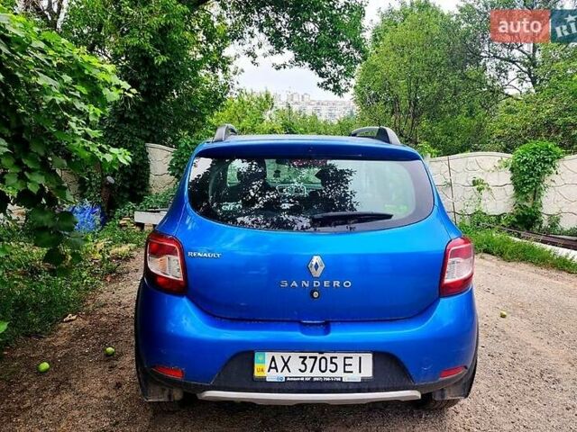 Синій Рено Сандеро, об'ємом двигуна 1.5 л та пробігом 110 тис. км за 8000 $, фото 1 на Automoto.ua
