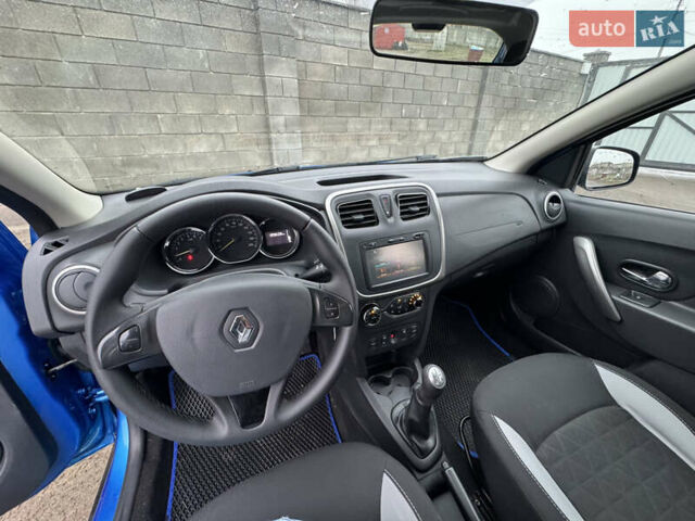 Синий Рено Сандеро, объемом двигателя 1.46 л и пробегом 199 тыс. км за 7550 $, фото 9 на Automoto.ua