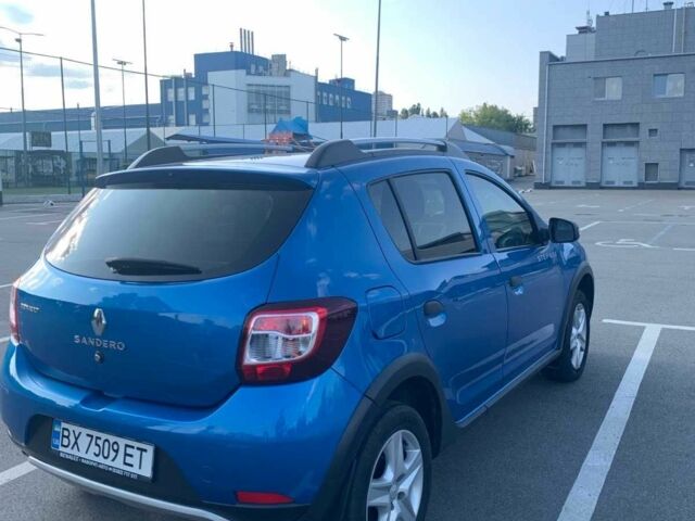 Синій Рено Сандеро, об'ємом двигуна 0.9 л та пробігом 112 тис. км за 7794 $, фото 3 на Automoto.ua
