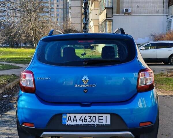 Синий Рено Сандеро, объемом двигателя 1.46 л и пробегом 122 тыс. км за 10200 $, фото 12 на Automoto.ua