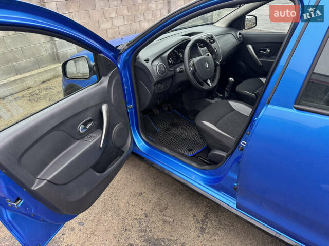 Синий Рено Сандеро, объемом двигателя 1.46 л и пробегом 199 тыс. км за 7550 $, фото 16 на Automoto.ua