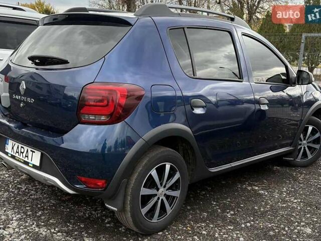 Рено Сандеро 2017 в Звенигородка на Automoto.ua Синий Рено Сандеро, объемом двигателя 1.46 л и пробегом 146 тыс. км за 9300 $, фото 3 на Automoto.ua