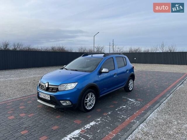 Синій Рено Сандеро, об'ємом двигуна 0.9 л та пробігом 160 тис. км за 7590 $, фото 12 на Automoto.ua