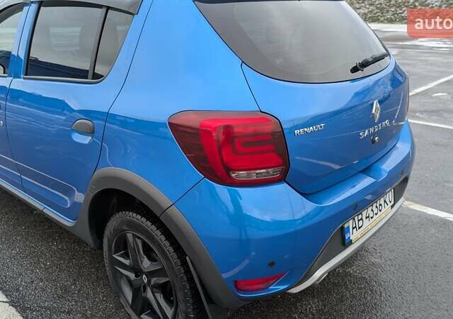 Синий Рено Сандеро, объемом двигателя 1.46 л и пробегом 94 тыс. км за 10800 $, фото 7 на Automoto.ua