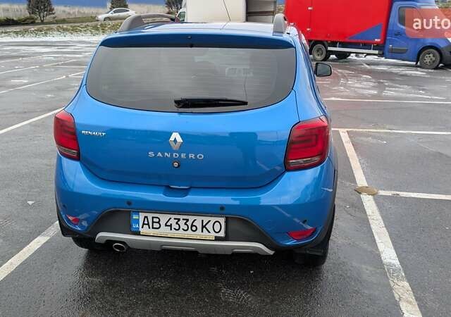 Синий Рено Сандеро, объемом двигателя 1.46 л и пробегом 94 тыс. км за 10800 $, фото 6 на Automoto.ua