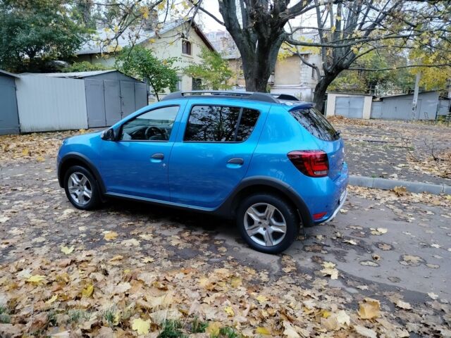 Синий Рено Сандеро, объемом двигателя 0.9 л и пробегом 98 тыс. км за 9000 $, фото 10 на Automoto.ua