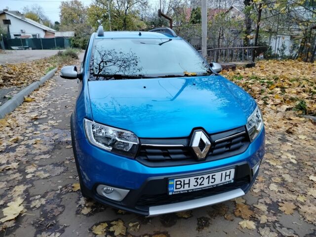 Синий Рено Сандеро, объемом двигателя 0.9 л и пробегом 98 тыс. км за 9000 $, фото 16 на Automoto.ua