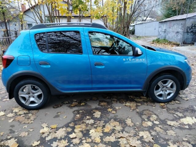 Синий Рено Сандеро, объемом двигателя 0.9 л и пробегом 98 тыс. км за 9000 $, фото 11 на Automoto.ua