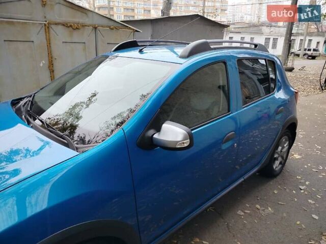 Синий Рено Сандеро, объемом двигателя 0.9 л и пробегом 100 тыс. км за 8700 $, фото 9 на Automoto.ua