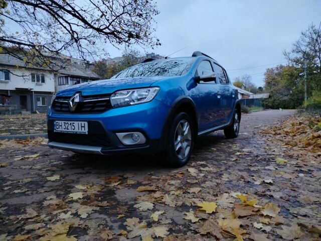 Синий Рено Сандеро, объемом двигателя 0.9 л и пробегом 98 тыс. км за 9000 $, фото 9 на Automoto.ua