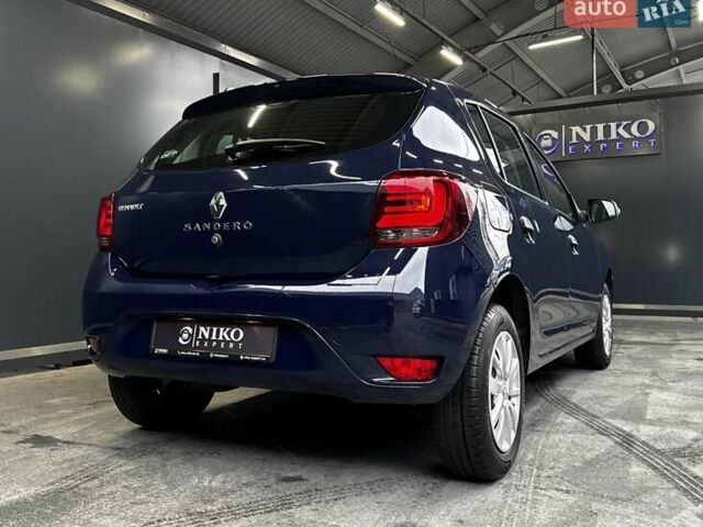 Синий Рено Сандеро, объемом двигателя 1.5 л и пробегом 103 тыс. км за 8200 $, фото 11 на Automoto.ua