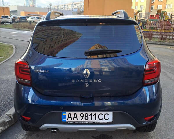 Синій Рено Сандеро, об'ємом двигуна 1.46 л та пробігом 56 тис. км за 11999 $, фото 1 на Automoto.ua