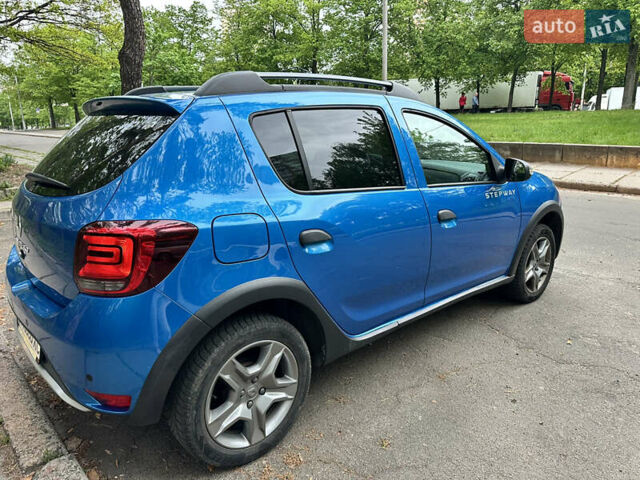 Синий Рено Сандеро, объемом двигателя 0.9 л и пробегом 87 тыс. км за 9500 $, фото 9 на Automoto.ua