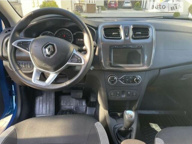 Синий Рено Сандеро, объемом двигателя 1 л и пробегом 75 тыс. км за 10400 $, фото 5 на Automoto.ua