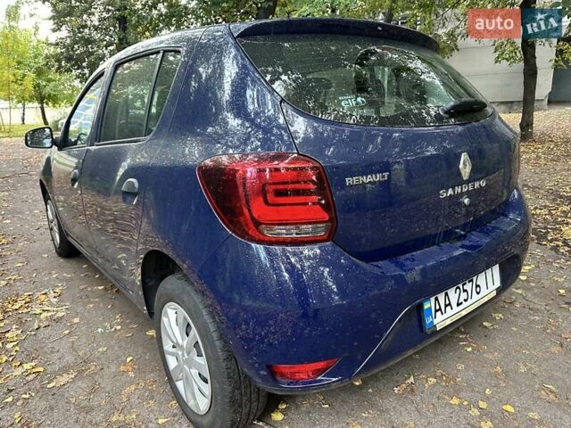Синий Рено Сандеро, объемом двигателя 1.46 л и пробегом 35 тыс. км за 9200 $, фото 6 на Automoto.ua
