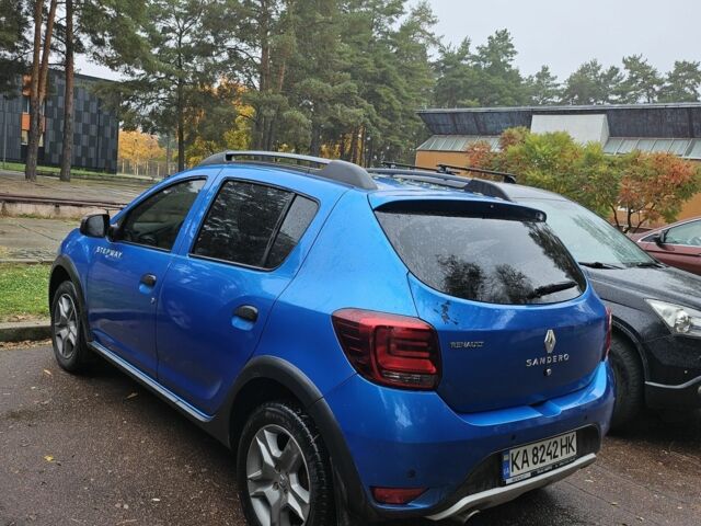 Синий Рено Сандеро, объемом двигателя 1 л и пробегом 75 тыс. км за 10400 $, фото 2 на Automoto.ua