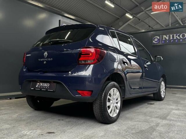 Синий Рено Сандеро, объемом двигателя 1.5 л и пробегом 135 тыс. км за 8500 $, фото 15 на Automoto.ua