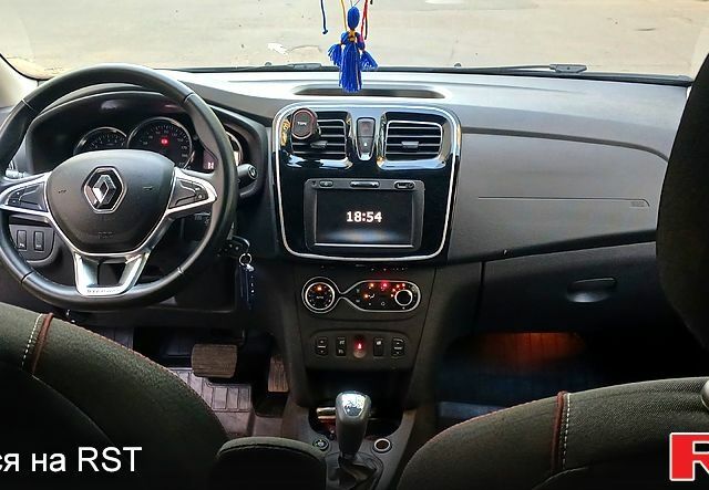 Синий Рено Сандеро, объемом двигателя 0.9 л и пробегом 80 тыс. км за 10000 $, фото 3 на Automoto.ua