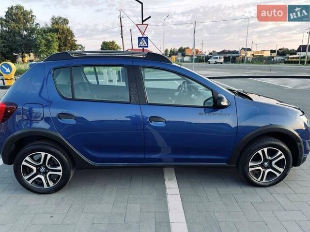 Синий Рено Сандеро, объемом двигателя 0.9 л и пробегом 59 тыс. км за 10450 $, фото 8 на Automoto.ua