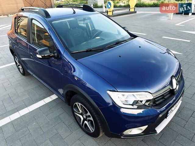 Синий Рено Сандеро, объемом двигателя 0.9 л и пробегом 59 тыс. км за 10450 $, фото 10 на Automoto.ua
