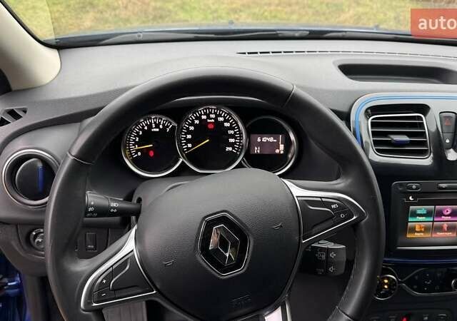 Синій Рено Сандеро, об'ємом двигуна 0.9 л та пробігом 61 тис. км за 12000 $, фото 3 на Automoto.ua