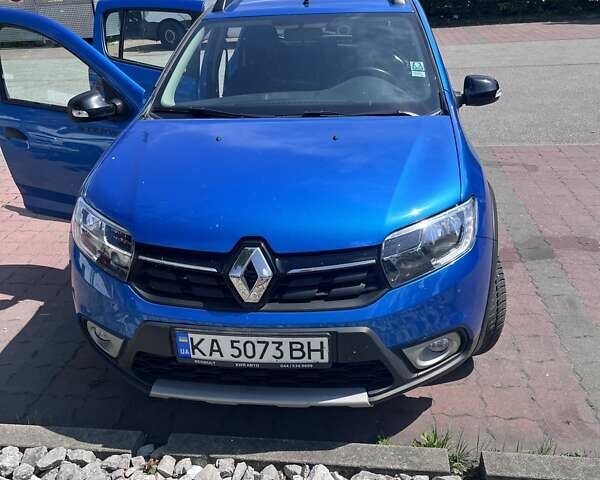 Синий Рено Сандеро, объемом двигателя 0.9 л и пробегом 104 тыс. км за 11111 $, фото 7 на Automoto.ua