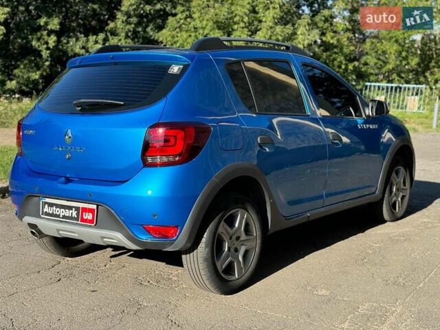Рено Сандеро 2020 в Виннице на Automoto.ua Синий Рено Сандеро, объемом двигателя 1.5 л и пробегом 56 тыс. км за 13190 $, фото 6 на Automoto.ua