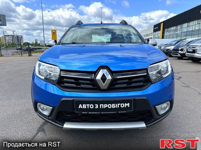 Синий Рено Сандеро, объемом двигателя 1.5 л и пробегом 92 тыс. км за 11800 $, фото 1 на Automoto.ua