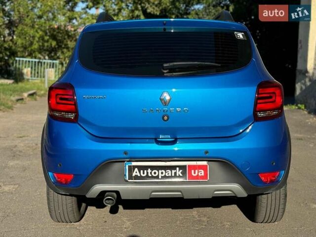 Рено Сандеро 2020 в Виннице на Automoto.ua Синий Рено Сандеро, объемом двигателя 1.5 л и пробегом 56 тыс. км за 13190 $, фото 7 на Automoto.ua