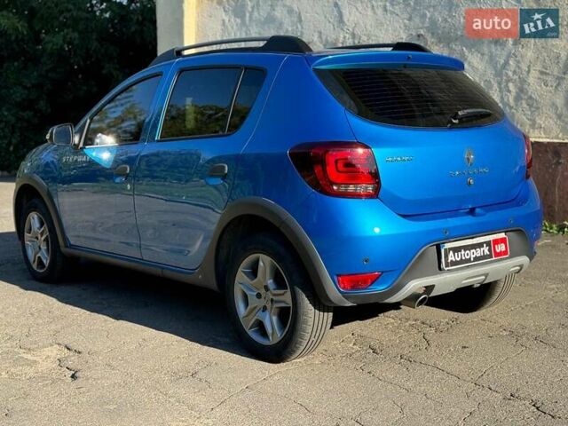 Рено Сандеро 2020 в Виннице на Automoto.ua Синий Рено Сандеро, объемом двигателя 1.5 л и пробегом 56 тыс. км за 13190 $, фото 8 на Automoto.ua
