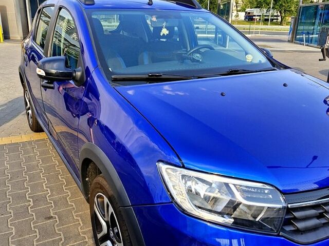 Синий Рено Сандеро, объемом двигателя 0.9 л и пробегом 58 тыс. км за 12000 $, фото 10 на Automoto.ua